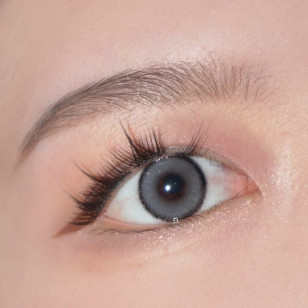 【散光】Lenbling Eye Only 1 Month FloRing Mono Gray 每月抛棄散光彩妝隱形眼鏡